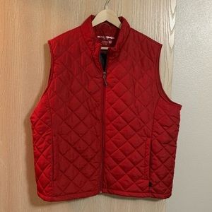 Men’s XXL Red Quilted Vest